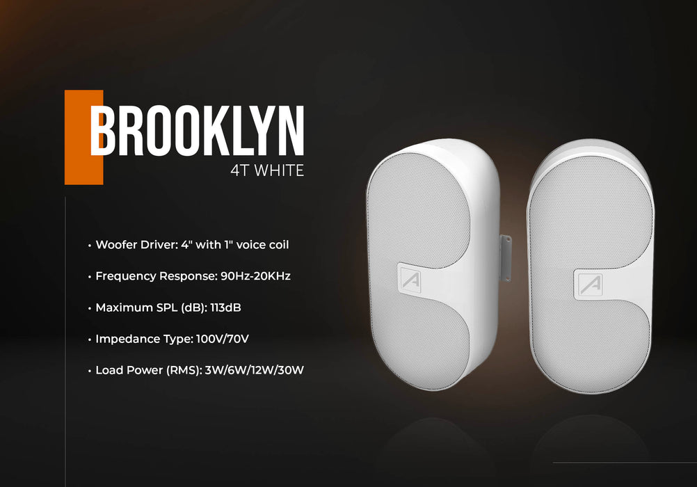 Brooklyn 4T WH White
