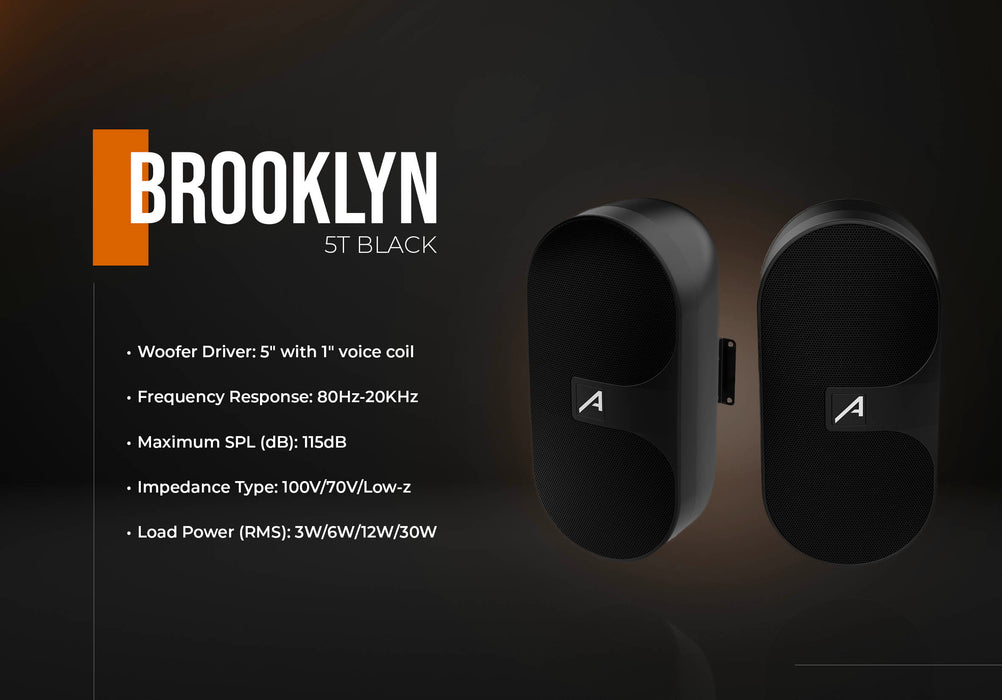 Brooklyn 5T BK Black