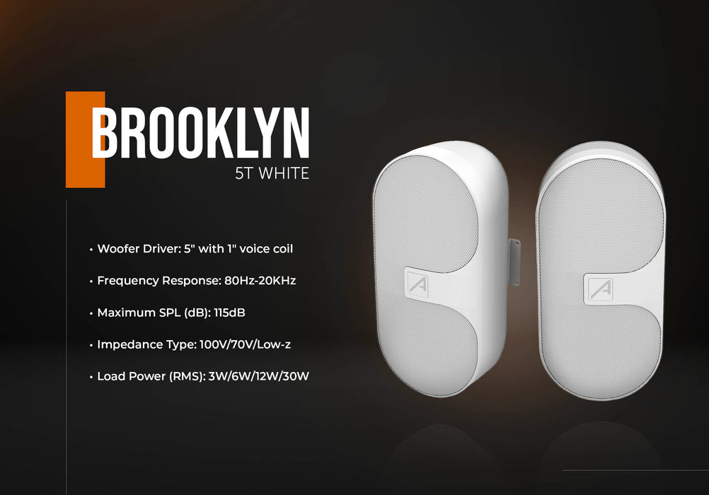 Brooklyn 5T WH White