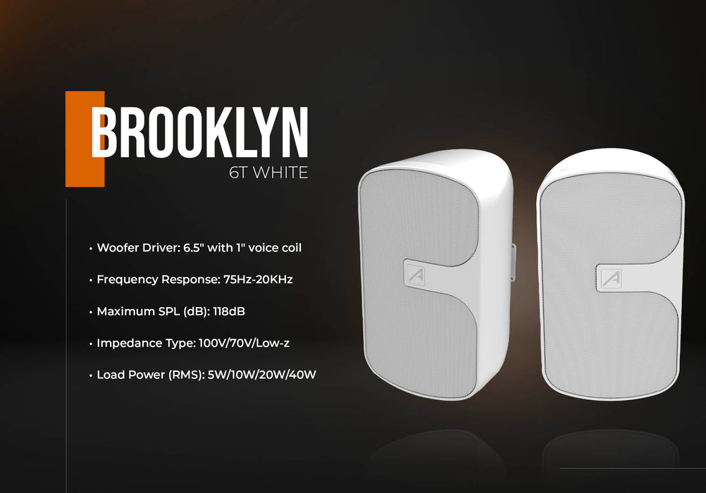Brooklyn 6T WH White
