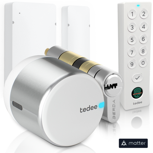 Tedee GO2 Door Sensor Cylinder Keypad Bundle