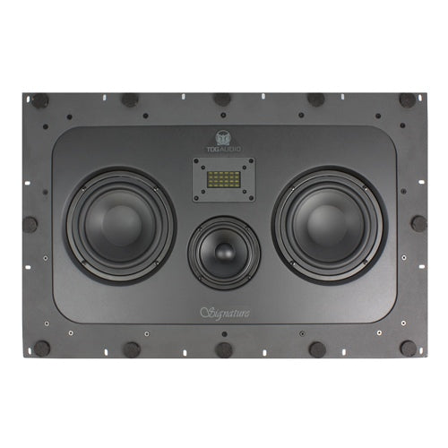 TDG Audio IWLCR-66v2 Signature Series In-Wall LCR Dual 6" 3-Way Ribbon Tweeter