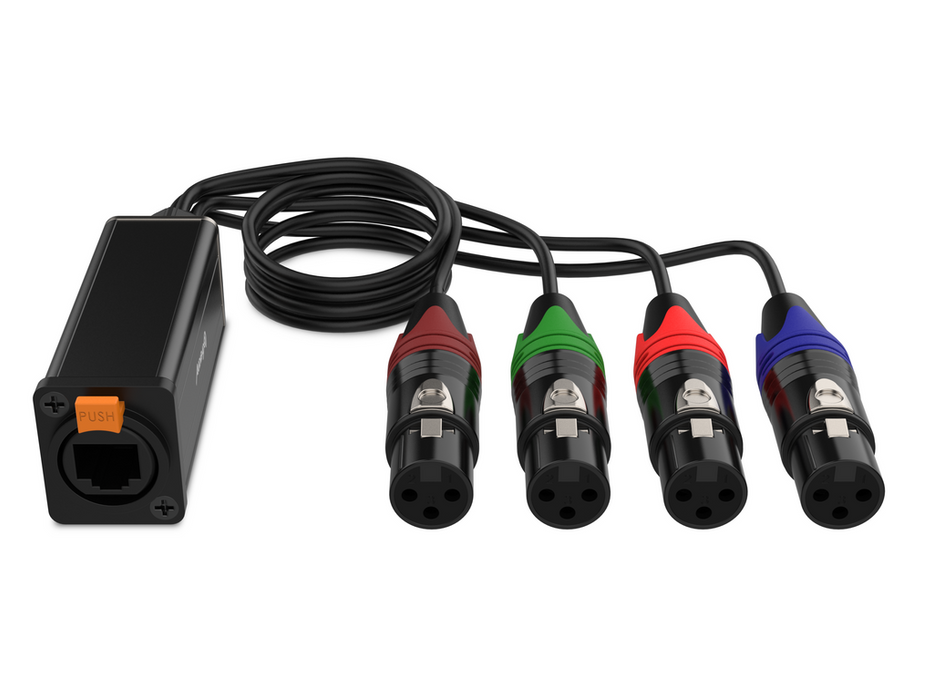 Audibax RJ-4 XLR to RJ45 product image