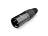 Audibax Silver Black Connector XLR Male 10154450 product image