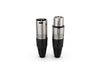 Audibax Silver Connector XLR Male + XLR Female 10154447 product image