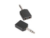 Audibax Bronze Adapter 2 x Mono Jack Stereo Jack 10100925 product image