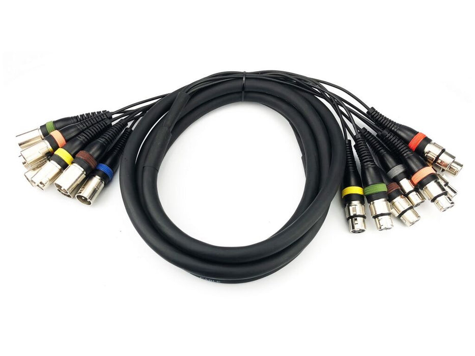 Audibax 8 XLR Male 8 XLR Female 5m Black 10145140 product image