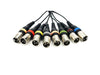 Audibax 8 XLR Male 8 XLR Female 10m Black 10145141 product image