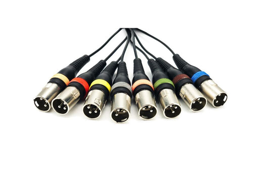 Audibax 8 XLR Male 8 XLR Female 10m Black 10145141 product image