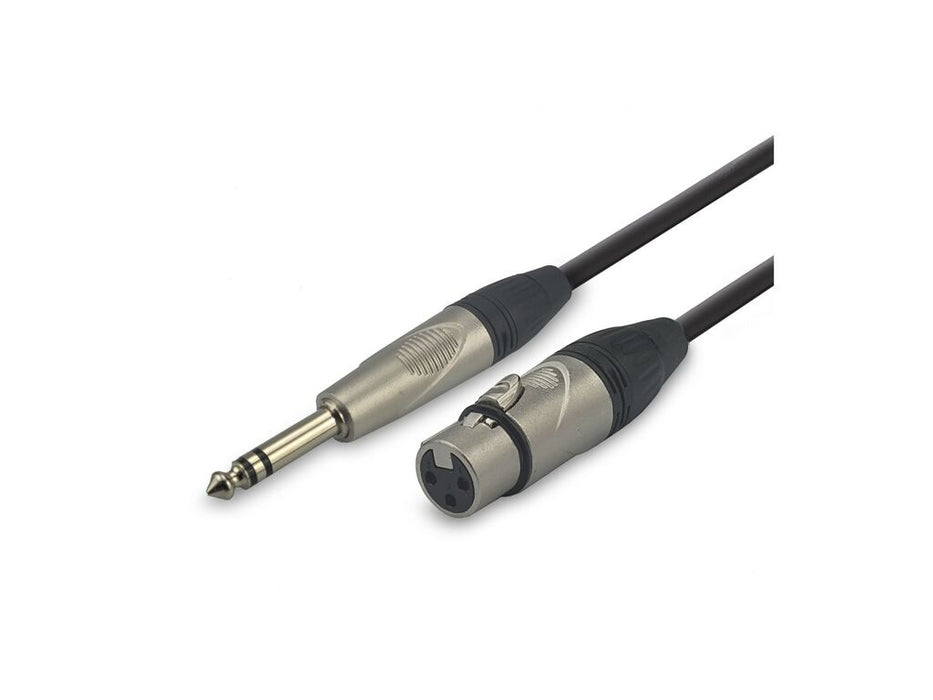 Audibax Pro XLR Female Stereo Jack 1m Black 10101697 product image