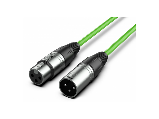 Audibax Silver XLR Male XLR Female 3m Green 10145004 product image