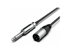 Audibax Silver XLR Male Mono Jack 1,5m Black 10145086 product image