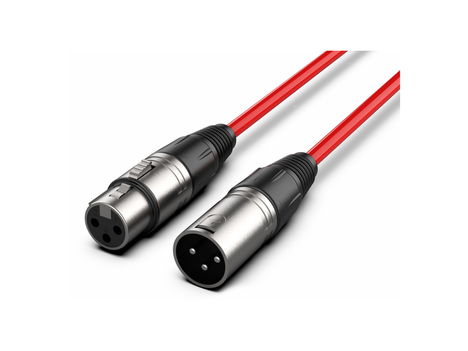 Audibax Silver XLR Male XLR Female 30m Red 10145053 product image