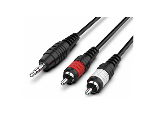 Audibax Bronze Stereo Minijack 2 x RCA 1,5m Black 10053616 product image