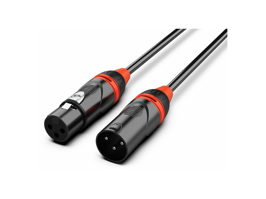 Audibax Pro Black 3 Pins XLR Male XLR Female 5m Black 10112844 product image