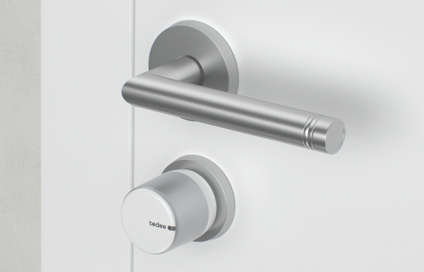 Tedee GO2 | Silver Aluminum / White