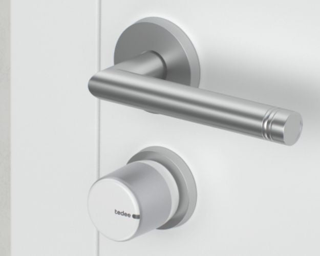 Tedee GO2 | Silver Aluminum / White