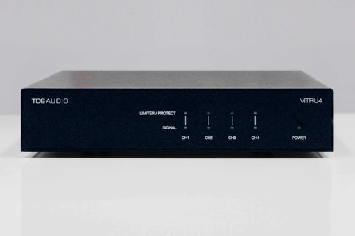 TDG Audio VITRU-4 4 Channel Compact Matrix Power Amplifier 4/8ohm/70v 1U/Half Rack