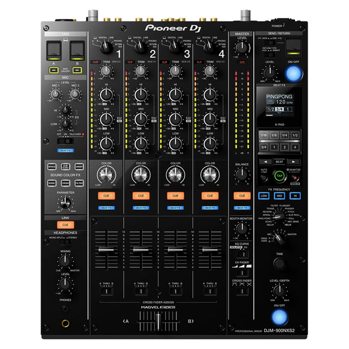 DJM-900NXS2 – 4-channel professional DJ mixer